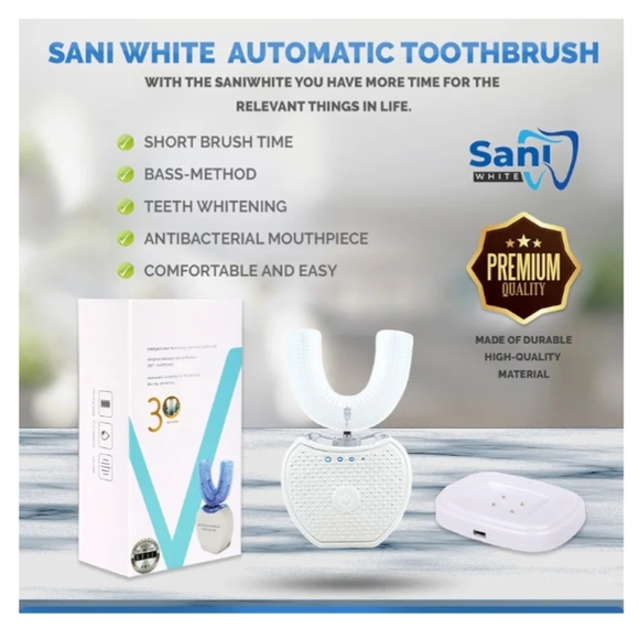 NWT Orthosparkle Ultrasonic Automatic Toothbrush Blue Light Whitening - Picture 2 of 3